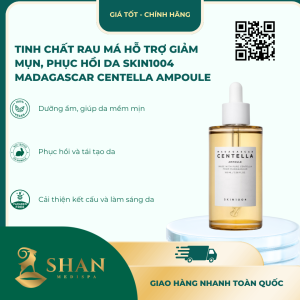 Tinh Chất Rau Má Hỗ Trợ Giảm Mụn, Phục Hồi Da Skin1004 Madagascar Centella Ampoule - Mẫu Mới