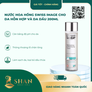 Nước Hoa Hồng Swiss Image Cho Da Hỗn Hợp Và Da Dầu 200ml  - Mẫu Mới