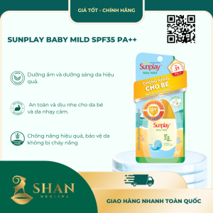 Sunplay Baby Mild SPF35 PA++ - Mẫu Mới