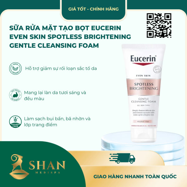 Sua Rua Mat Eucerin Tao Bot Lam Sang Da 50g