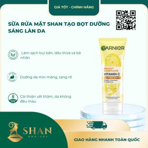 Sữa Rửa Mặt Shan Tạo Bọt Dưỡng Sáng Làn Da - Mẫu Mới