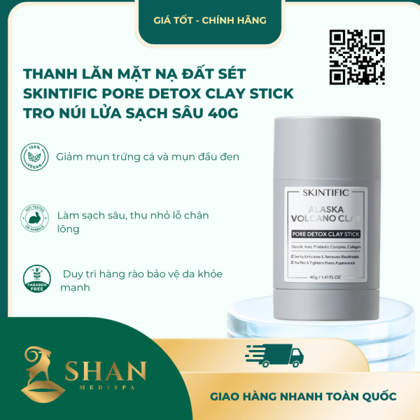 Thanh Lan Mat Na Dat Set Skintific Tro Nui Lua Sach Sau 40g