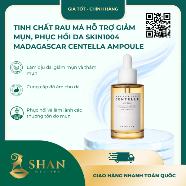 Tinh Chat Rau Ma Ho Tro Giam Mun Phuc Hoi Da Skin1004 Madagascar Centella Ampoule