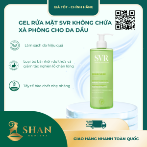 Gel Rửa Mặt SVR Không Chứa Xà Phòng Cho Da Dầu - [Mẫu Mới]