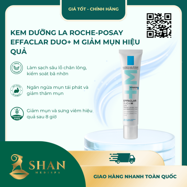 Kem Dưỡng La Roche-Posay Effaclar Duo+ M Giảm Mụn Hiệu Quả - Mẫu Mới 1 Kem Duong La Roche Posay Effaclar Duo M Giam Mun Hieu Qua