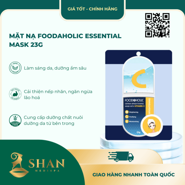 Mat Na Foodaholic Chiet Xuat Vitamin C Duong Sang Da 23g