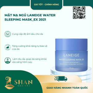 Mặt Nạ Ngủ LANEIGE Water Sleeping Mask_EX 2021 - Mẫu Mới