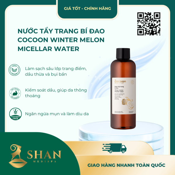 Nuoc Tay Trang Bi Dao Cocoon Winter Melon Micellar Water