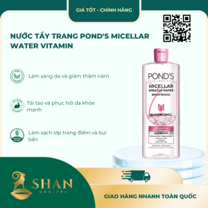Nước Tẩy Trang Pond's Micellar Water Vitamin - Mẫu Mới