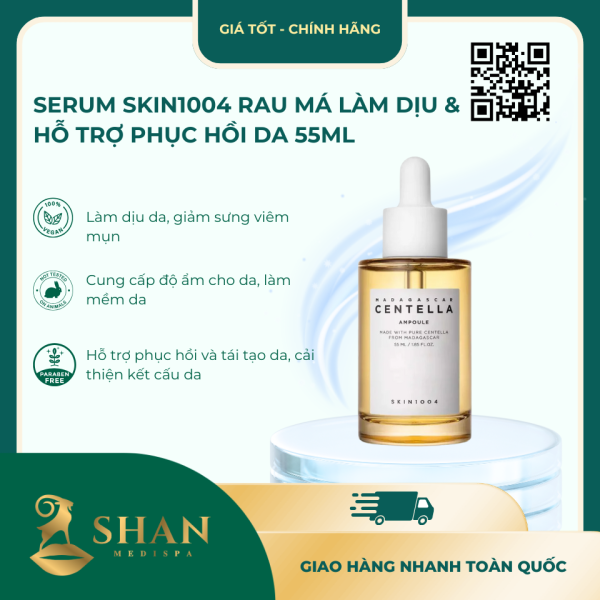 Serum Skin1004 Rau Ma Lam Diu Ho Tro Phuc Hoi Da 55ml