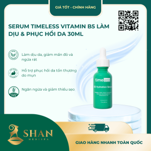 Serum Timeless Vitamin B5 Làm Dịu & Phục Hồi Da 30ml - [Mẫu Mới]