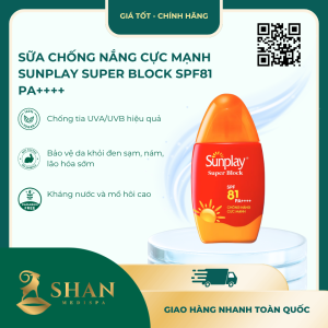 Sữa Chống Nắng Cực Mạnh Sunplay Super Block SPF81 PA++++ - Mẫu Mới