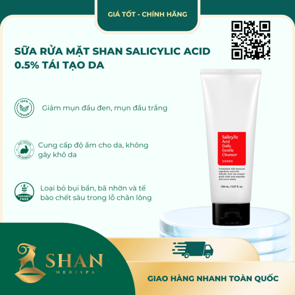 Sua Rua Mat Cosrx Salicylic Acid 0 5 Tai Tao Da 150ml