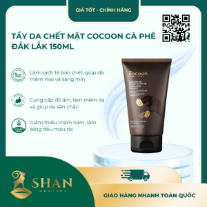 Tẩy Da Chết Mặt Cocoon Cà Phê Đắk Lắk 150ml - [Mẫu Mới]