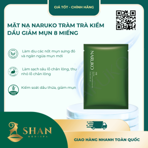 Mặt Nạ Naruko Tràm Trà Kiềm Dầu Giảm Mụn 8 Miếng - Mẫu Mới