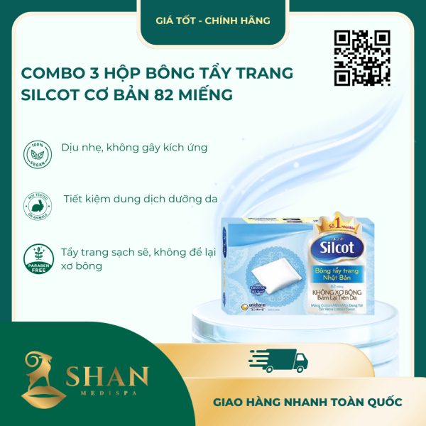 Combo 3 Hop Bong Tay Trang Silcot Co Ban 82 Mieng