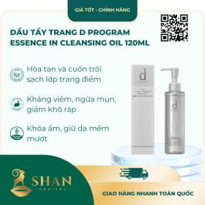 Dầu Tẩy Trang d program Essence In Cleansing Oil 120ml – [Mẫu Mới]
