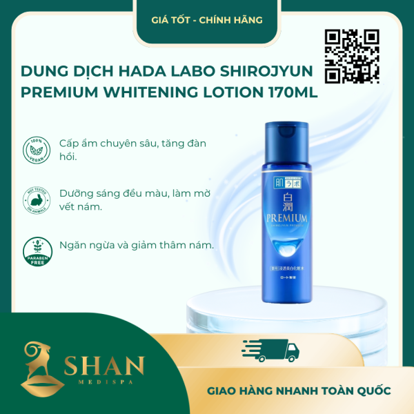 Dung Dich Hada Labo Shirojyun Premium Whitening Lotion 170ml