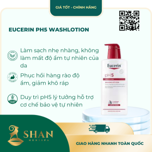 Eucerin pH5 Washlotion – [Mẫu Mới]