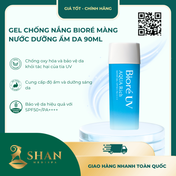 Gel Chong Nang Biore Mang Nuoc Duong Am Da 90ml