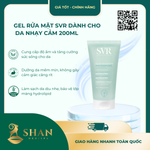 Gel Rửa Mặt SVR Dành Cho Da Nhạy Cảm 200ml - Mẫu Mới