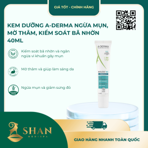 Kem Dưỡng A-Derma Ngừa Mụn, Mờ Thâm, Kiểm Soát Bã Nhờn 40ml - Mẫu Mới