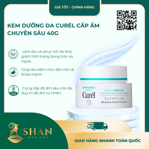 Kem Dưỡng Da Curél Cấp Ẩm Chuyên Sâu 40g - Mẫu Mới