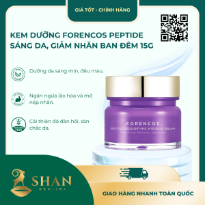 Kem Dưỡng Forencos Peptide Sáng Da, Giảm Nhăn Ban Đêm 15g - [Mẫu Mới]