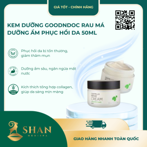 Kem Dưỡng GoodnDoc Rau Má Dưỡng Ẩm Phục Hồi Da 50ml- [Mẫu Mới]