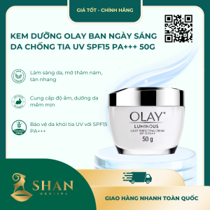 Kem Dưỡng Olay Ban Ngày Sáng Da Chống Tia UV SPF15 PA+++ 50g [Mẫu Mới]