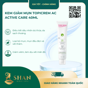 Kem Giảm Mụn Topicrem AC Active Care 40ml - [Mẫu Mới]
