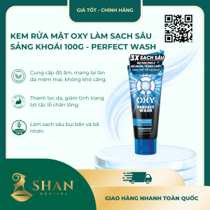 Kem Rửa Mặt Oxy Làm Sạch Sâu Sảng Khoái 100g - Perfect Wash- [Mẫu Mới]