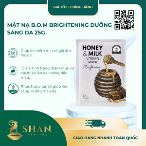 Mặt Nạ B.O.M Brightening Dưỡng Sáng Da 25g - Mẫu Mới