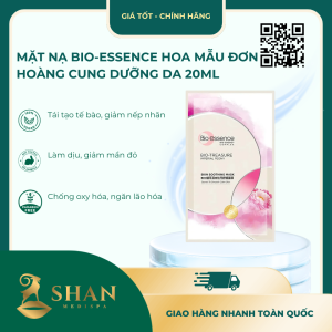 Mặt Nạ Bio-essence Hoa Mẫu Đơn Hoàng Cung Dưỡng Da 20ml - [Mẫu Mới]