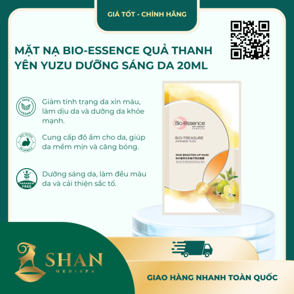 Mat Na Bio essence Qua Thanh Yen Yuzu Duong Sang Da 20ml