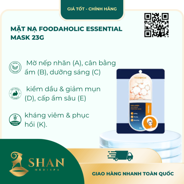 Mat Na Foodaholic Essential Mask 23g – Mau MoiNa Nature Republic Real Nature Mask Sheet 23ml – Mau MoiLau Mat Kho Hotosu Cao Cap – Mau MoiImage Refreshing Micellar Water 400ml – Mau Moi