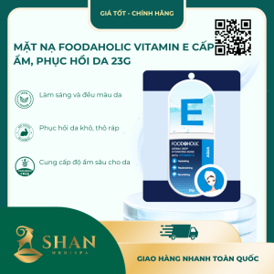 Mặt Nạ Foodaholic Vitamin E Cấp Ẩm, Phục Hồi Da 23g - Mẫu Mới
