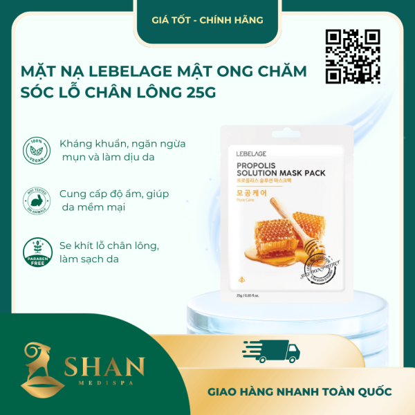 Mặt Nạ Lebelage Mật Ong Chăm Sóc Lỗ Chân Lông 25g