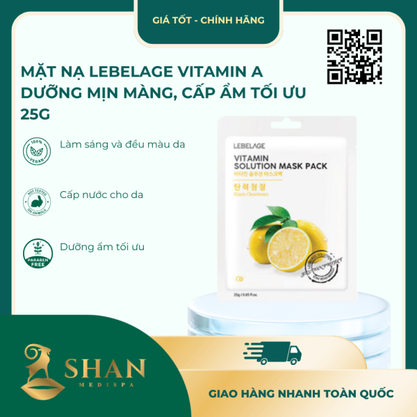 Mat Na Lebelage Vitamin A Duong Min Mang Cap Am Toi Uu 25g