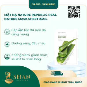 Mặt Nạ Nature Republic Real Nature Mask Sheet 23ml – [Mẫu Mới]