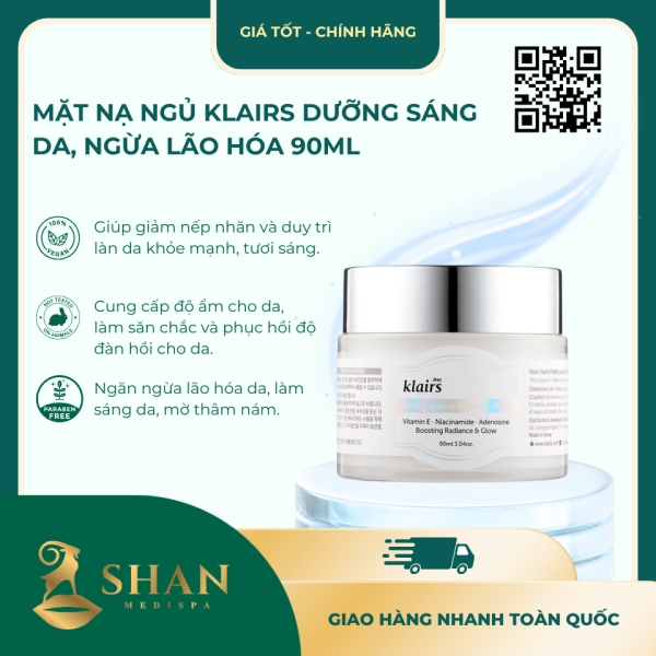 Mat Na Ngu Klairs Duong Sang Da Ngua Lao Hoa 90ml