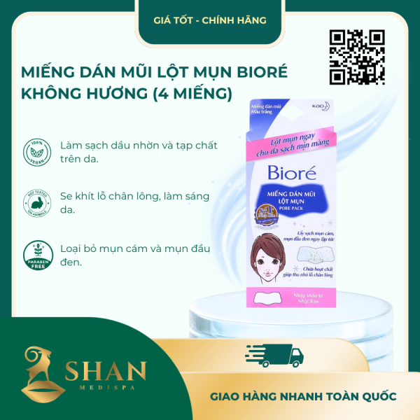 Mieng Dan Mui Lot Mun Biore Khong Huong 4 Mieng