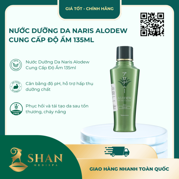Nước Dưỡng Da Naris Alodew Cung Cấp Độ Ẩm 135ml - Mẫu Mới 1 Nuoc Duong Da Naris Alodew Cung Cap Do Am 135ml