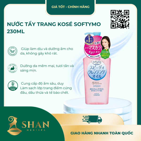 Nuoc Tay Trang Kose Softymo 230ml