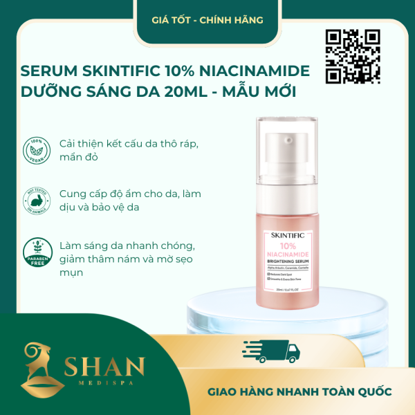 Serum Skintific 10% Niacinamide Dưỡng Sáng Da 20ml - Mẫu Mới 1 Serum Skintific 10 Niacinamide Duong Sang Da 20ml Mau Moi