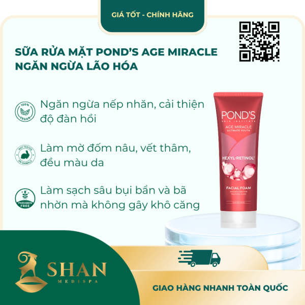 Sua Rua Mat Ponds Age Miracle Ngan Ngua Lao Hoa – Mau MoiRua Mat San Chac Da Revitalift Milk Foam – Mau MoiRoche Posay Effaclar Micellar Water Ultra Oily Skin – Mau MoiTay Trang Hotosu Embo