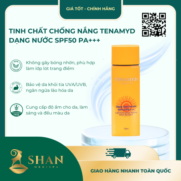 Tinh Chat Chong Nang Tenamyd Dang Nuoc SPF50 PA