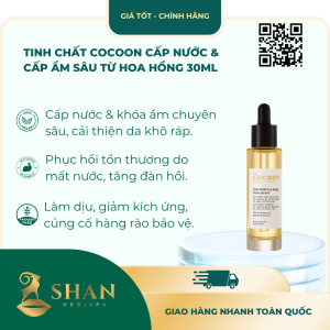 Tinh Chất Cocoon Cấp Nước & Cấp Ẩm Sâu Từ Hoa Hồng 30ml – [Mẫu Mới]