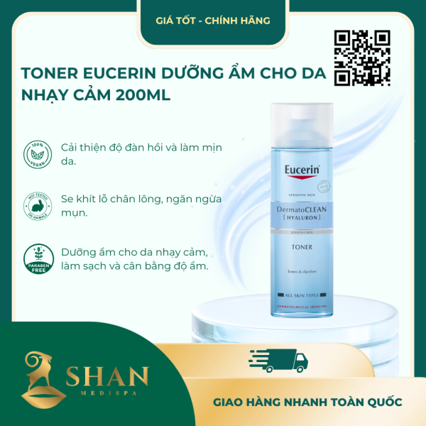 Toner Eucerin Duong Am Cho Da Nhay Cam 200ml