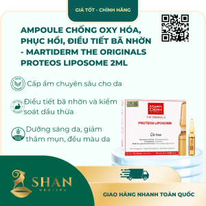 Ampoule Chống Oxy Hóa, Phục Hồi, Điều Tiết Bã Nhờn - MartiDerm The Originals Proteos Liposome 2ml